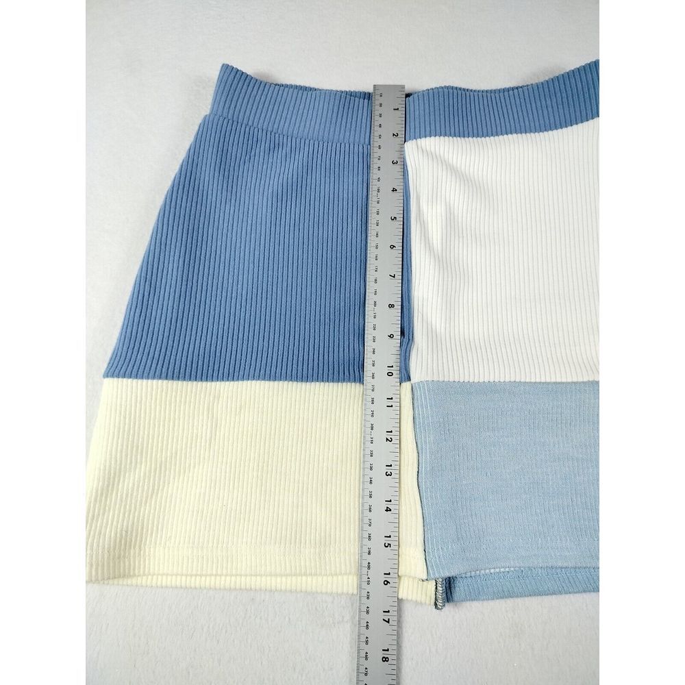 L.A. Hearts Mini Skirt Women's Medium Color block Coquette Feminine Preppy - Picture 5 of 7